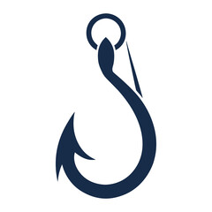 fishing hook vector illustration