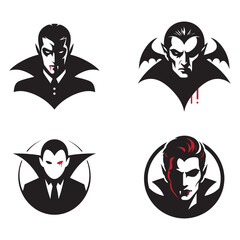 Vampire With Bloody Fangs