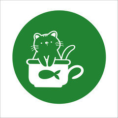 MASCOTAS ICONOS GATOS KITTY CAT LOVER SIGNOS LOGOS LOGOTIPOS MARCA GRAFICA