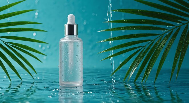 Hydrating Facial Serum Refreshing Skincare Essence with Tropical Vibes