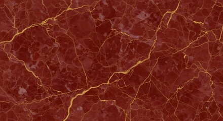 Luxury Red Marble Texture with Gold Veins High-Resolution Seamless Pattern