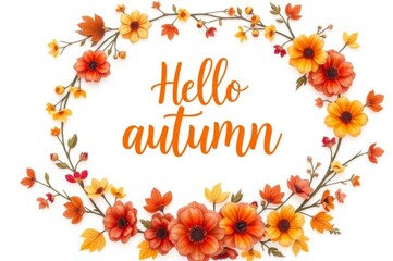 Autumn Rowan Floral Frame