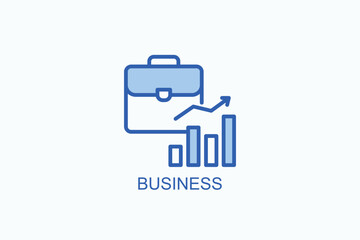 Business Icon Or Logo Isolated Vector Illustration