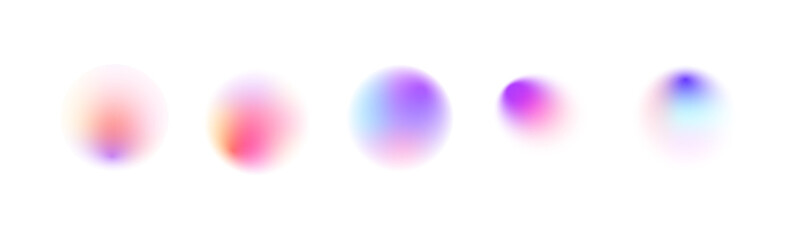 Ellipse gradient with blue, pink, purple, green glowing round wavy lines speed and motion. Color gradient circle backgrounds, abstract colors blend mesh with soft neon light, shapes. PNG. 