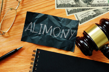 Alimony in Legal division and Divorce by law