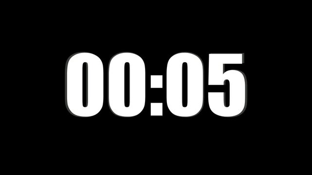 30 second countdown timer animation from 0 seconds to 30 seconds.30 seconds countdown animation timer video background .