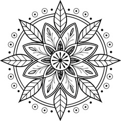 boho inspired mandala artwork