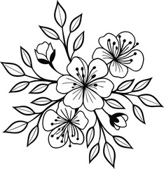 botanical floral mandala art