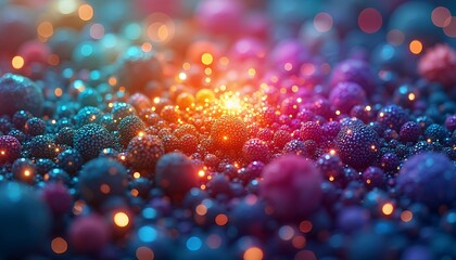 Colorful Berry Sphere Background