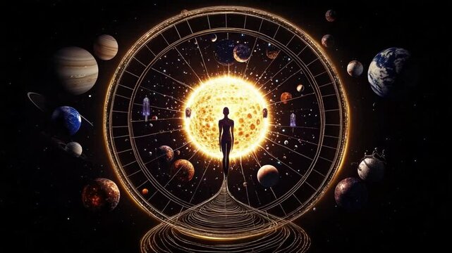 Cosmic Alignment of Human and Celestial Bodies