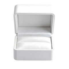 Elegant jewelry box displaying ring studio product photography minimalist close-up luxury