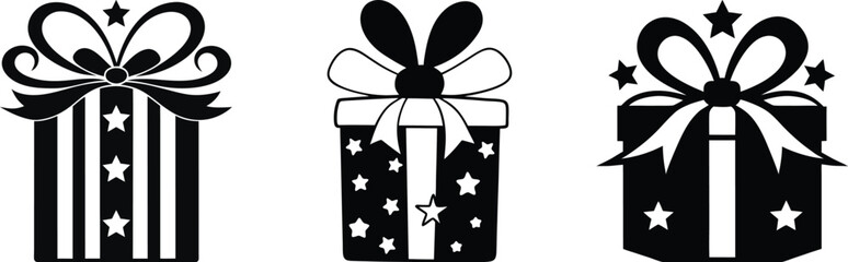 gift box vector art and illustration