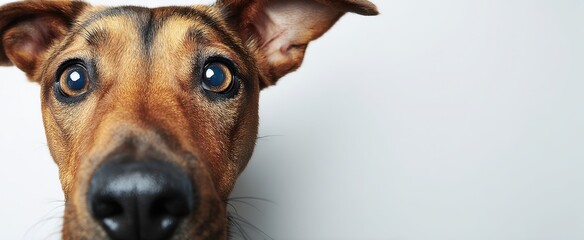 The curious dog with expressive eyes and a charming personality.