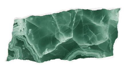 Obraz premium Torn Green Marble Texture Abstract Background Design Element