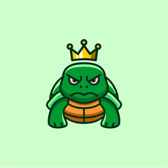 Angry Turtle Line Art Esport ...