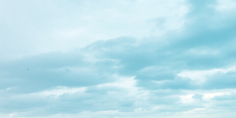 Fototapeta premium Daylight, natural blue sky, panorama, clouds, white background vast, beautiful, fresh weather clear image surface, splashed 