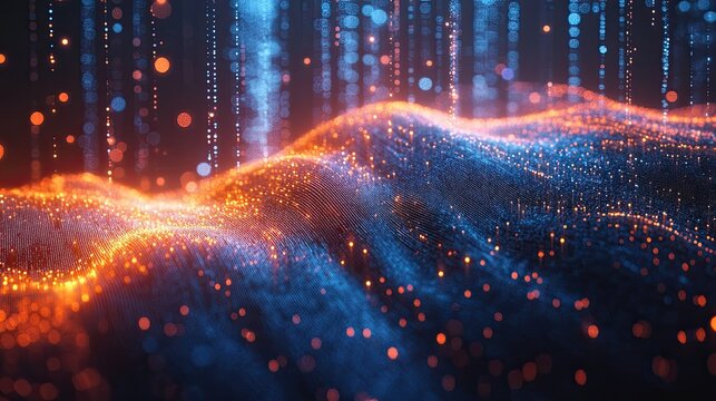 Data visualization concept in business analytics, transforming raw data into insightful visual representations for better decision-making.