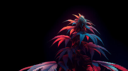 hyperrealistic cannabis