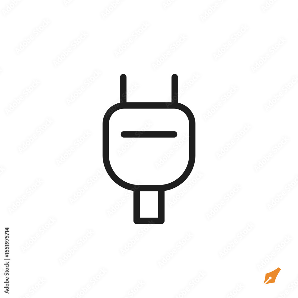 Poster plug in icon is designed in a visually appealing and easily recognizable style. it’s suitable for va