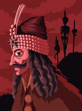 impaler with hat and moustache