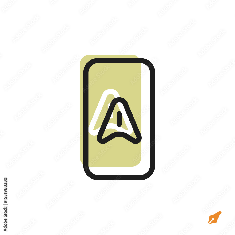 Poster navigation icon is designed in a visually appealing and easily recognizable style. it’s suitable for