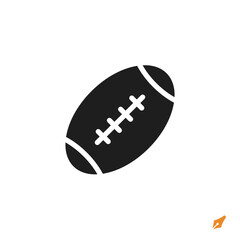 football icon is designed in a visually appealing and easily recognizable style. It’s suitable for various visual needs such as apps, presentations, digital media, or other graphic design projects.