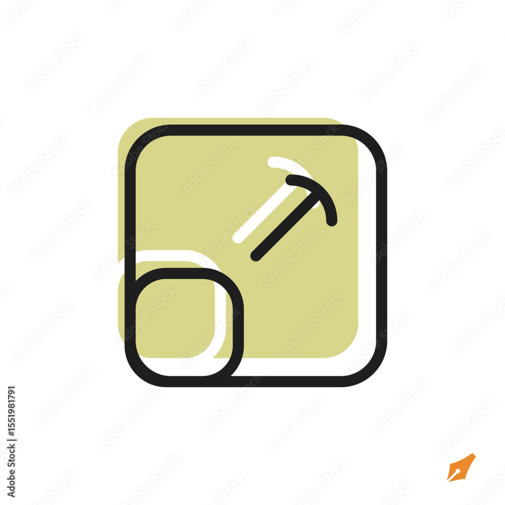 Fototapete zoom icon is designed in a visually appealing and easily recognizable style. it’s suitable for vario