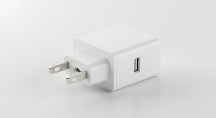 A sleek, modern charger against a clean background. capturing the simplicity of technology.