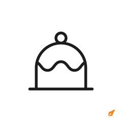 pudding icon is designed in a visually appealing and easily recognizable style. It’s suitable for various visual needs such as apps, presentations, digital media, or other graphic design projects.