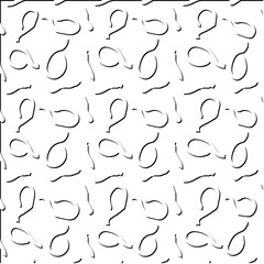  3d relief tiles.
Vector pattern with symmetrical elements . Modern stylish abstract texture. Repeating tiles from striped elements. Black and white pattern.