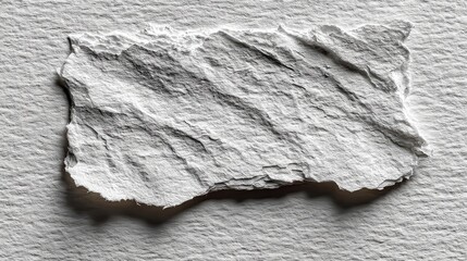 White Rice Paper Texture on Clean Background