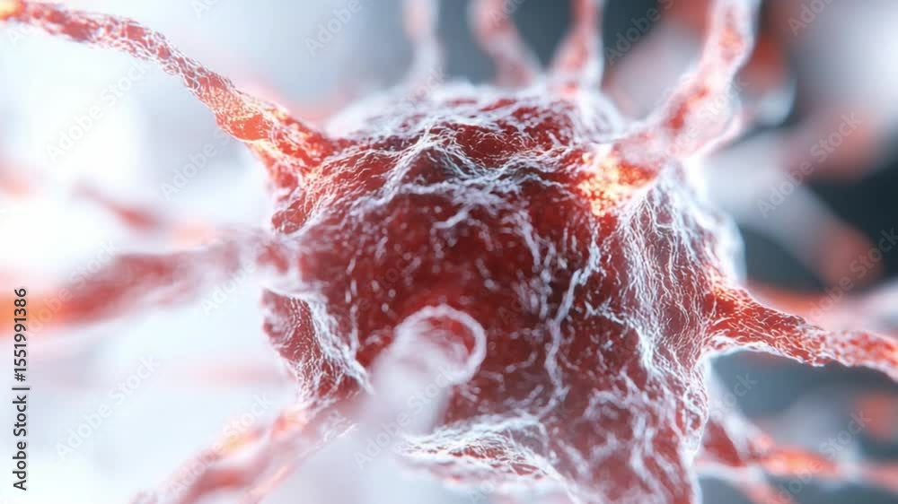 Poster the complexities of a neuron: capturing the beauty of a neuron with stunning clarity, the image reve