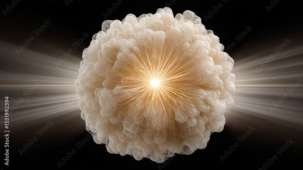 Poster celestial explosion: a mesmerizing display of light and matter, captured in a moment of cosmic energ