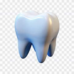3D Tooth Icon PNG | Dental Health, Oral Hygiene, Medical Teeth Illustration