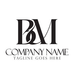 Letter BM or MB Luxury Vector Logo Design for Fashion, Jewelry, and Boutique. 標誌設計, ロゴデザイン, Diseño de logotipo