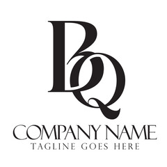 Letter BQ or QB Luxury Vector Logo Design for Fashion, Jewelry, and Boutique. 標誌設計, ロゴデザイン, Diseño de logotipo