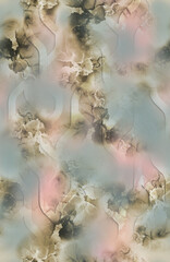 Abstract art texture. Colorful texture. Modern artwork. Strokes of paint. Curved Lines. Digital brushstrokes. Modern art.