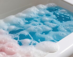 Fototapeta premium bath with foam
