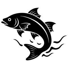 fish on a white background