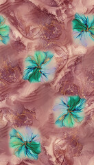 Abstract and  geometrical colourful object with multiple colours background pattern.