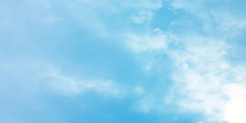 Daylight, natural blue sky, panorama, clouds, white background vast, beautiful, fresh weather clear image surface, splashed 