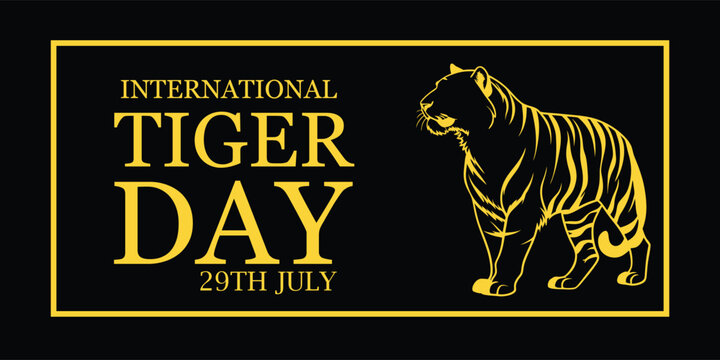 International Tiger Day Poster Design for Global Wildlife Awareness