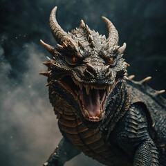 dragon in the sky Ai generated