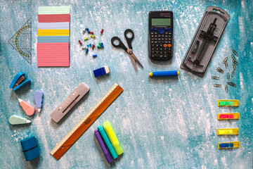 space for text and stationery