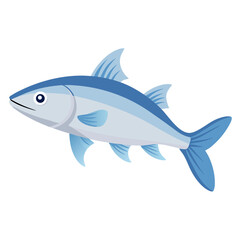 Clean Whitefish Vector Illustration