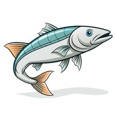 Whitefish Vector Art | Clean and Simple Design