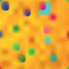 abstract red yellow And blue background with bokeh