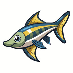 Knifefish Vector Art | Clean and Simple Design