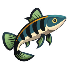 Loach Fish Vector Art | Clean and Simple Design