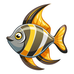 Isolated Platy Fish Clipart | Clean Vector Drawing
